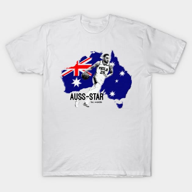 AUSS-STAR | The Madness Podcast T-Shirt by Philly Focus, LLC